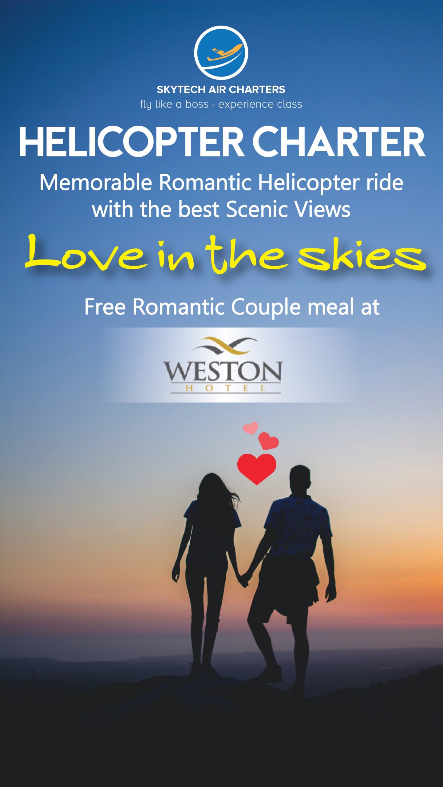 Helicopter Flights ROMANTIC